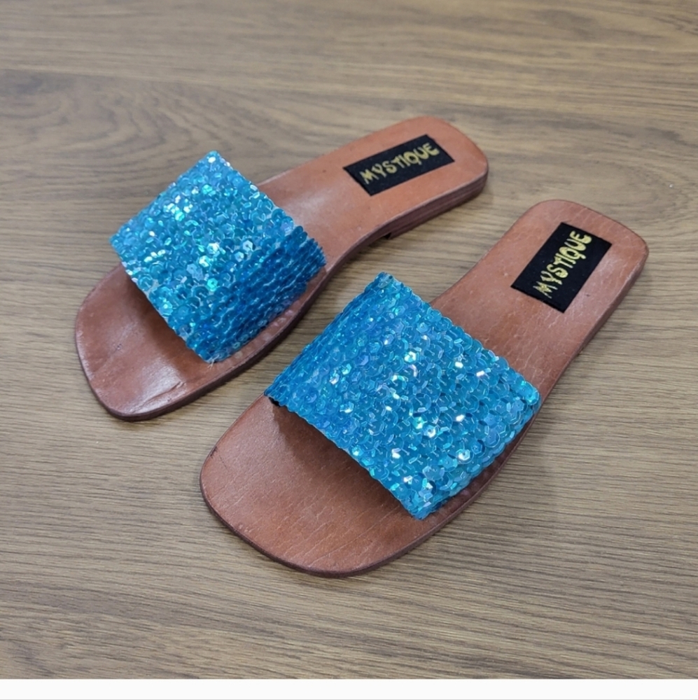 NIB WOMENS MYSTIQUE BOUTIQUE SLIP ON SANDAL